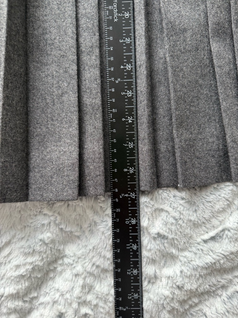 Jones New York Gray Wool Skirt Suit Set Size 8 - Picture 12 of 16